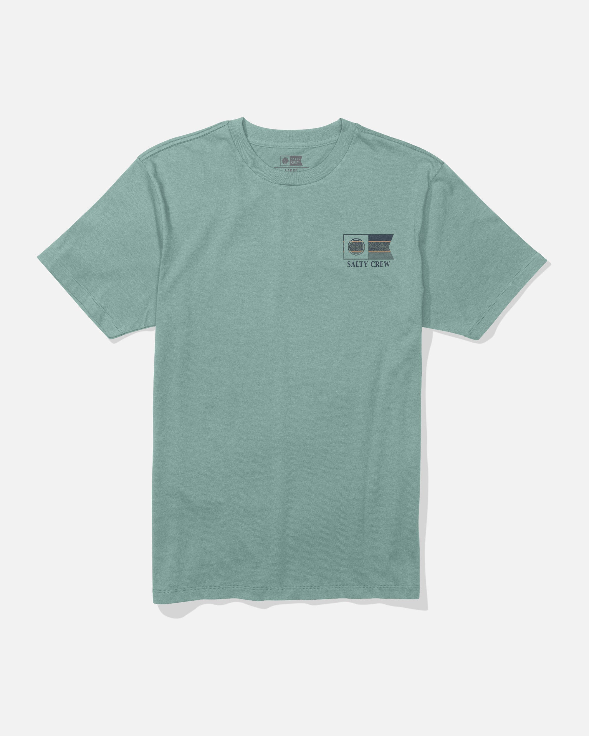 Salty Crew FLAGSHIP SS TEE - Mackerel