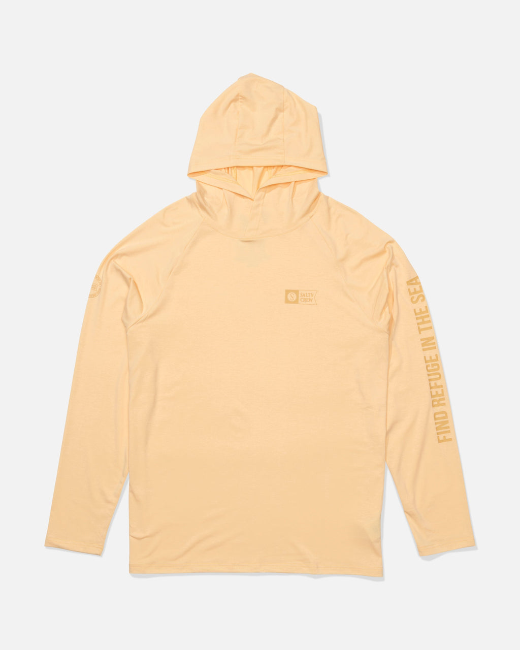 Salty Crew MARINER LITE UV HOOD - Light Coral