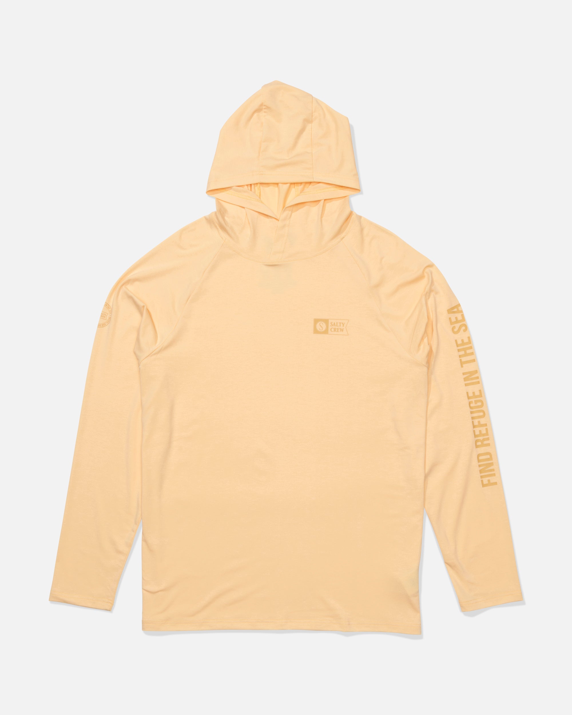 Salty Crew MARINER LITE UV HOOD - Light Coral
