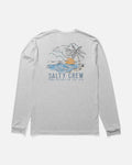 Salty Crew DAY OFF LS SUNSHIRT - Grey Heather