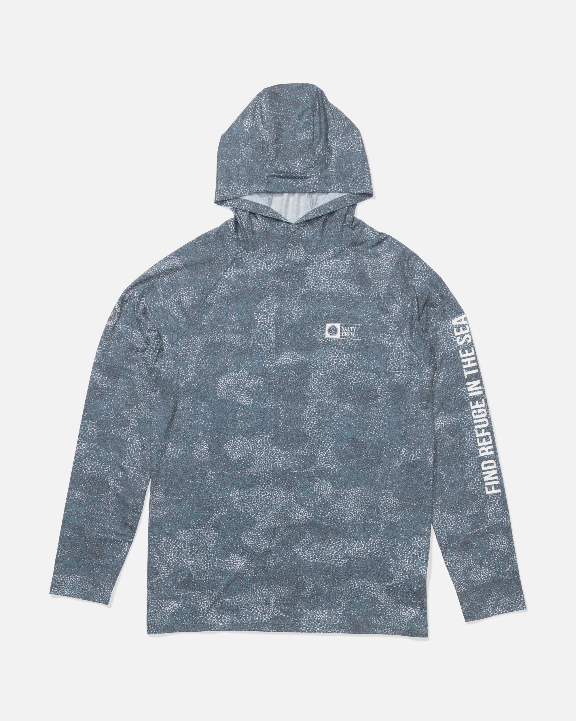Salty Crew MARINER LITE UV HOOD - Dark Navy