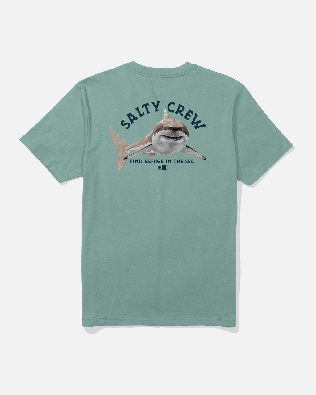 Salty Crew LURKING CREW TEE - Mackerel