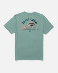 Salty Crew LURKING CREW TEE - Mackerel