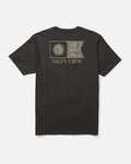 Salty Crew FLAGSHIP SS TEE - Black
