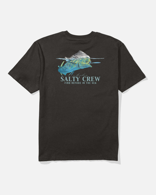 Salty Crew MAHI SURFACE CLASSIC TEE - BLACK