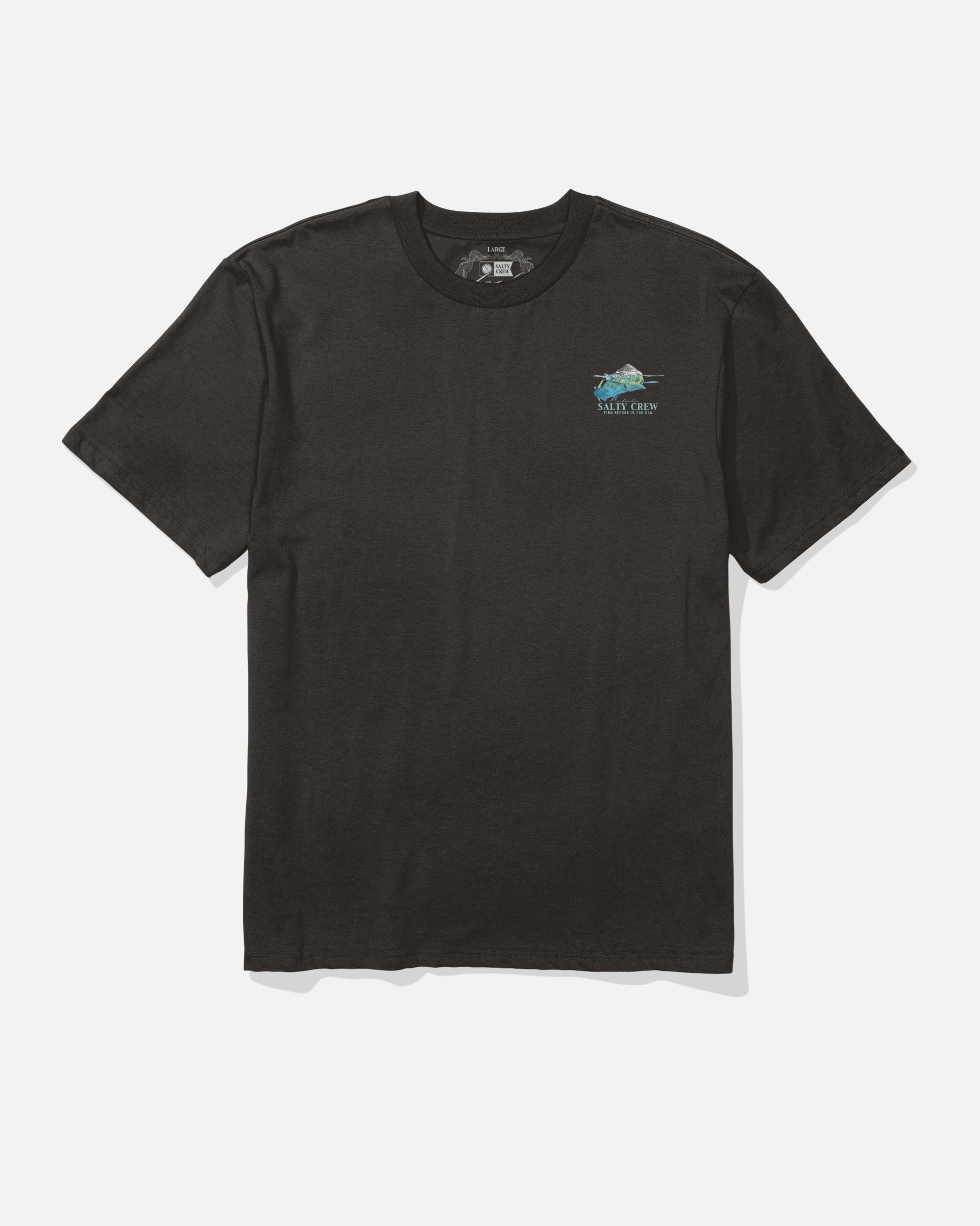 Salty Crew MAHI SURFACE CLASSIC TEE - BLACK