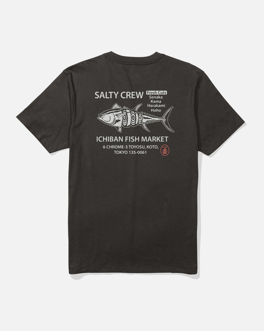 Salty Crew ICHIBAN SS TEE - BLACK