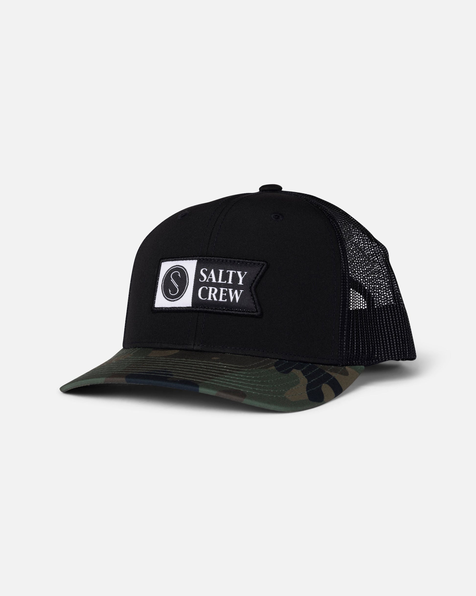 Salty Crew PINNACLE 2 RETRO TRUCKER - Camo/Black
