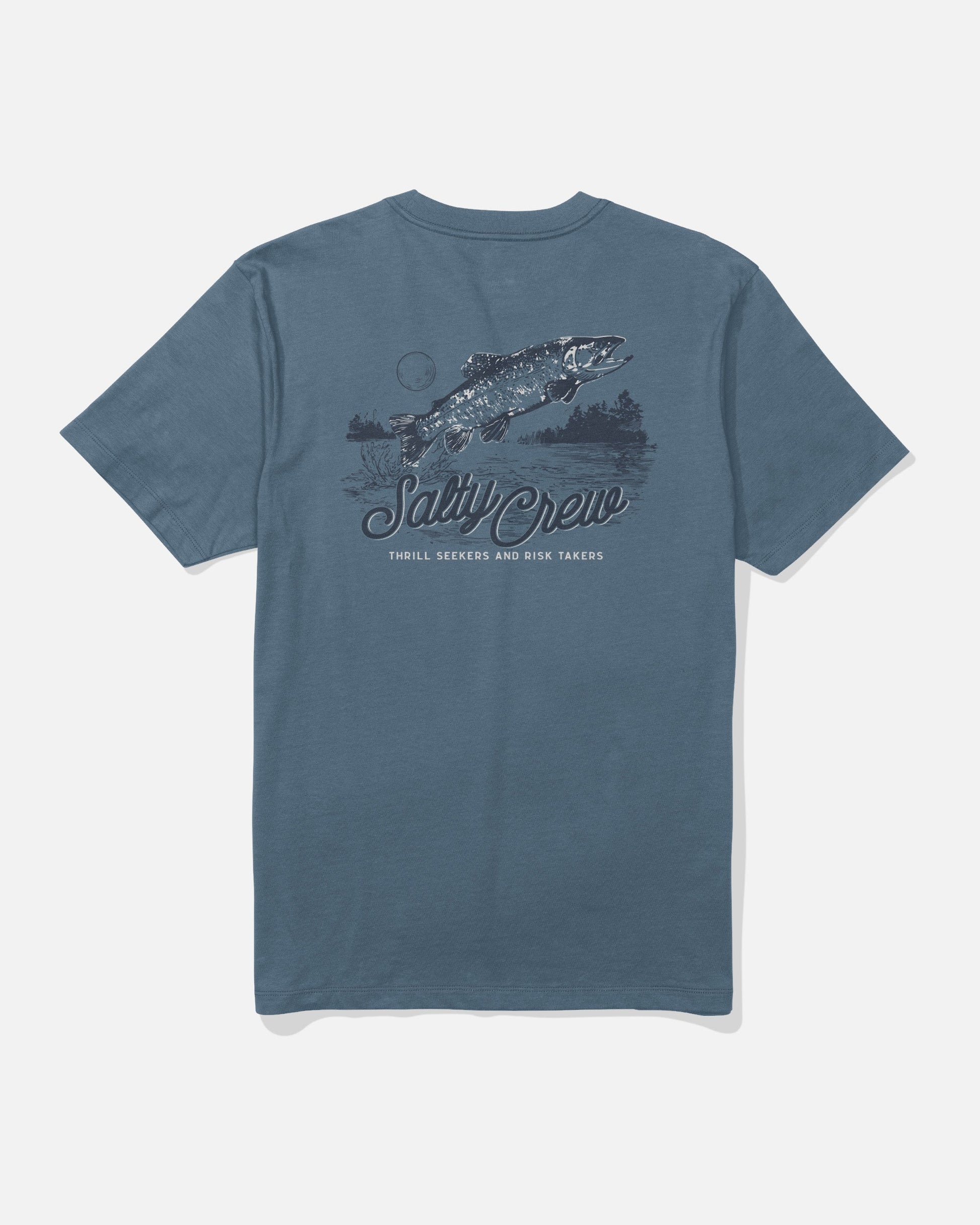 Salty Crew FISH FEST SS TEE - Slate