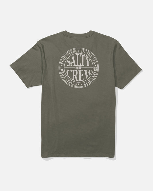 Salty Crew GLOBAL SS TEE - Dusty Olive