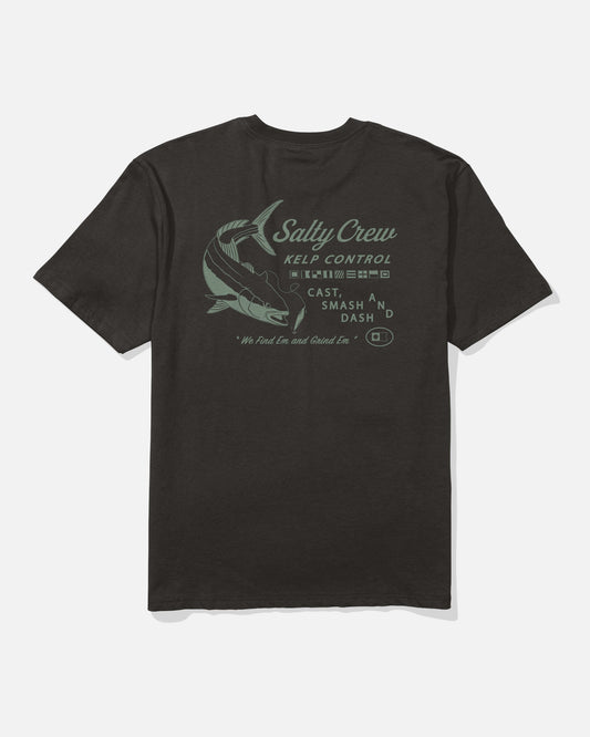 Salty Crew KELP CNTRL CLASSC SS TEE - BLACK