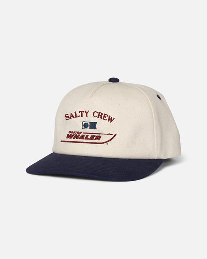 Salty Crew WHALER SNAPBACK - Off White