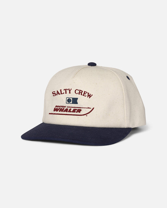 Salty Crew WHALER SNAPBACK - Off White