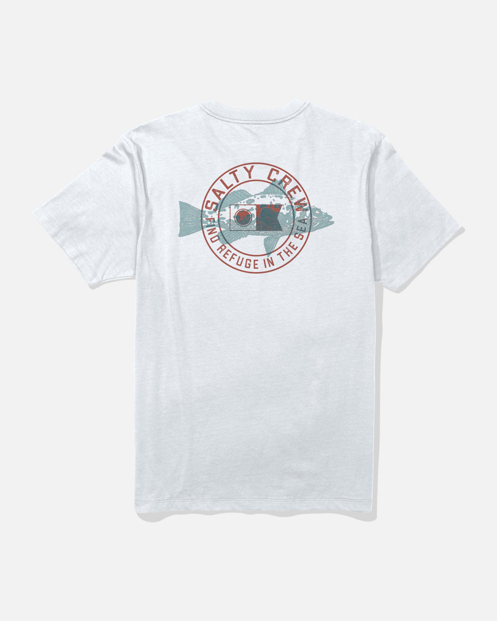 Salty Crew KRITTER STAMP SS TEE - White