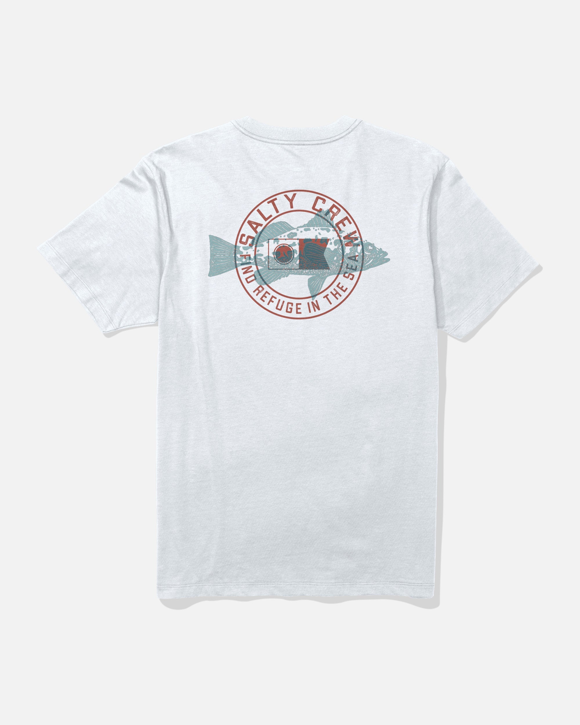 Salty Crew KRITTER STAMP SS TEE - White