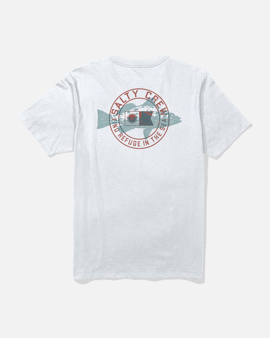 Salty Crew KRITTER STAMP SS TEE - White