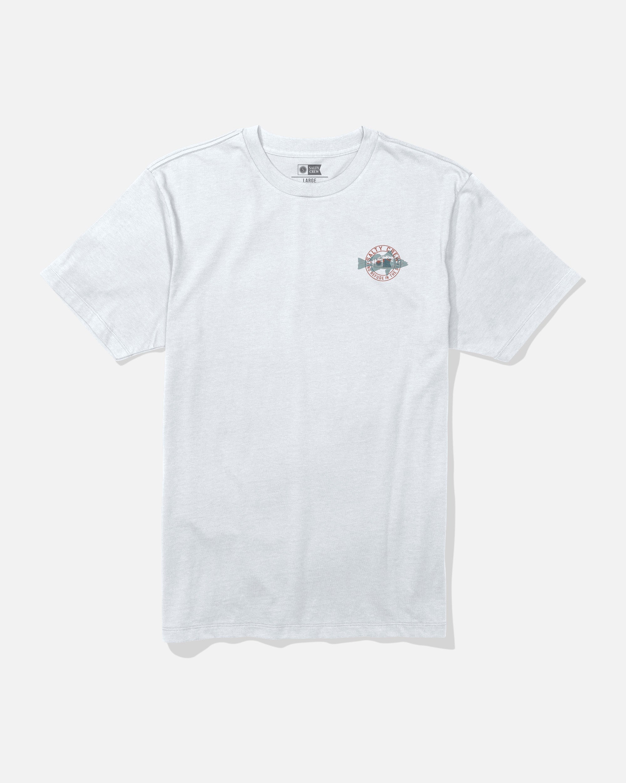 Salty Crew KRITTER STAMP SS TEE - White