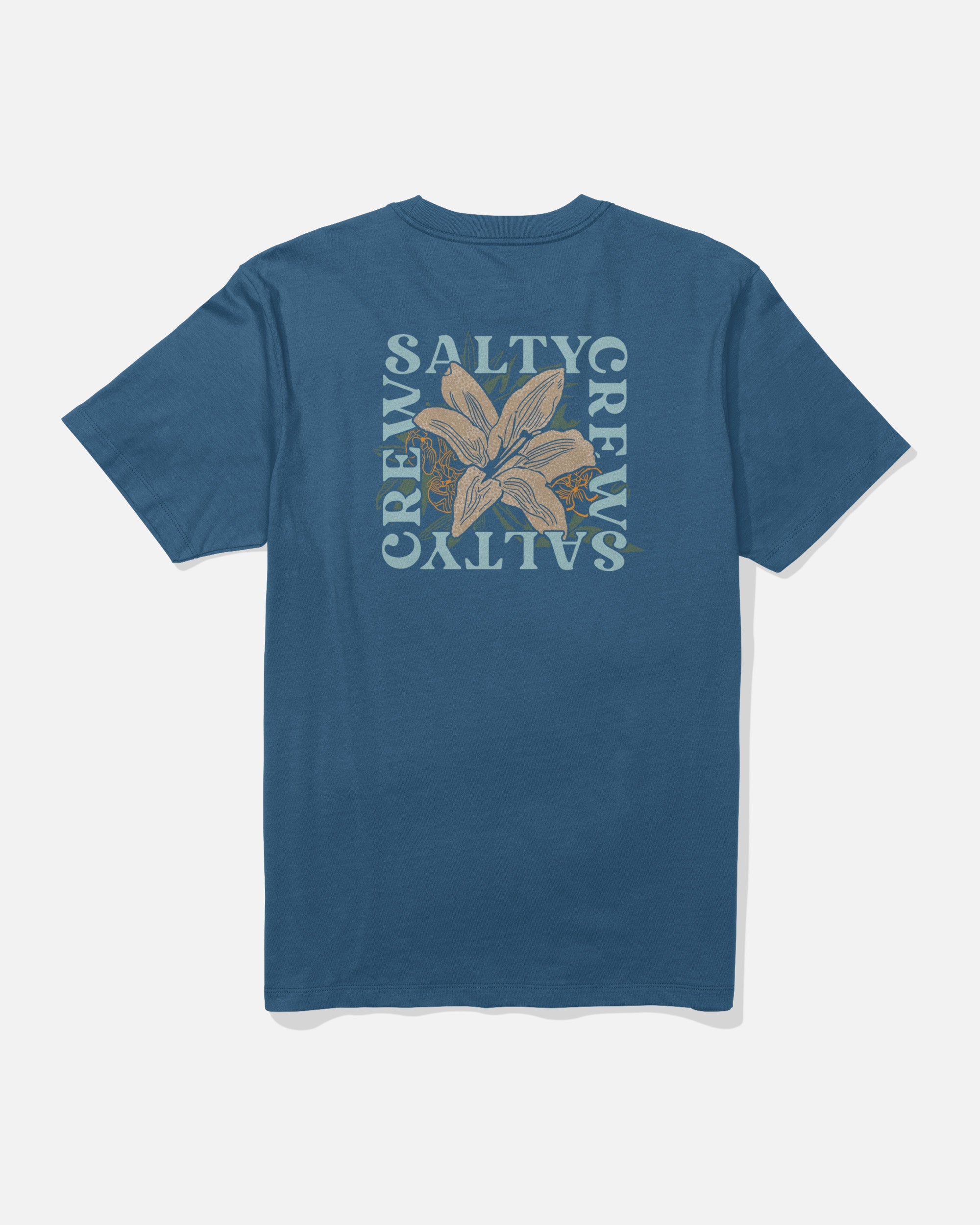 Salty Crew PETAL SS TEE - Cast Blue