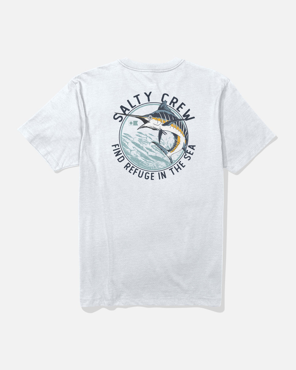 Salty Crew SCHOOLED SS TEE - White