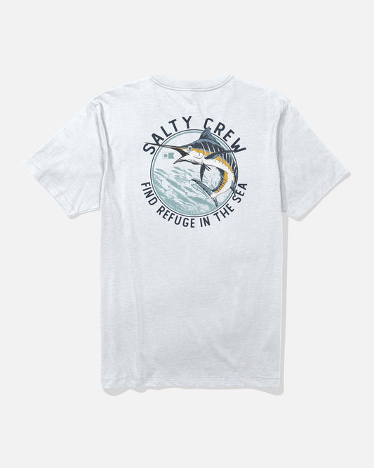 Salty Crew SCHOOLED SS TEE - White