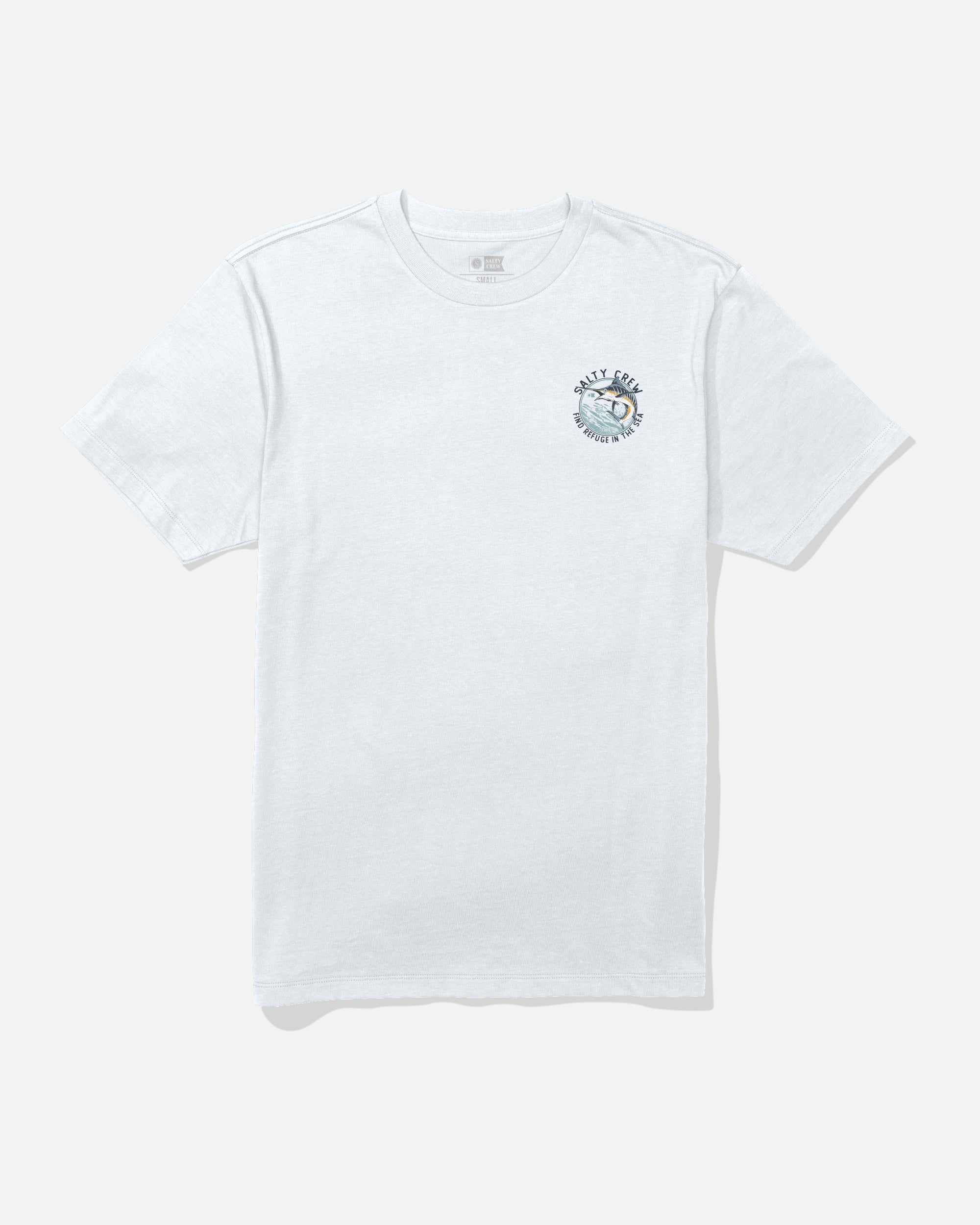 Salty Crew SCHOOLED SS TEE - White