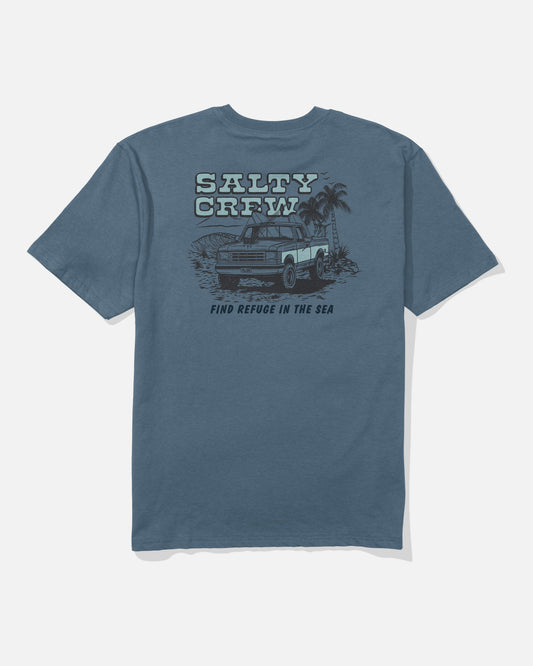 Salty Crew TRUCK STOP CLASSIC TEE - Slate