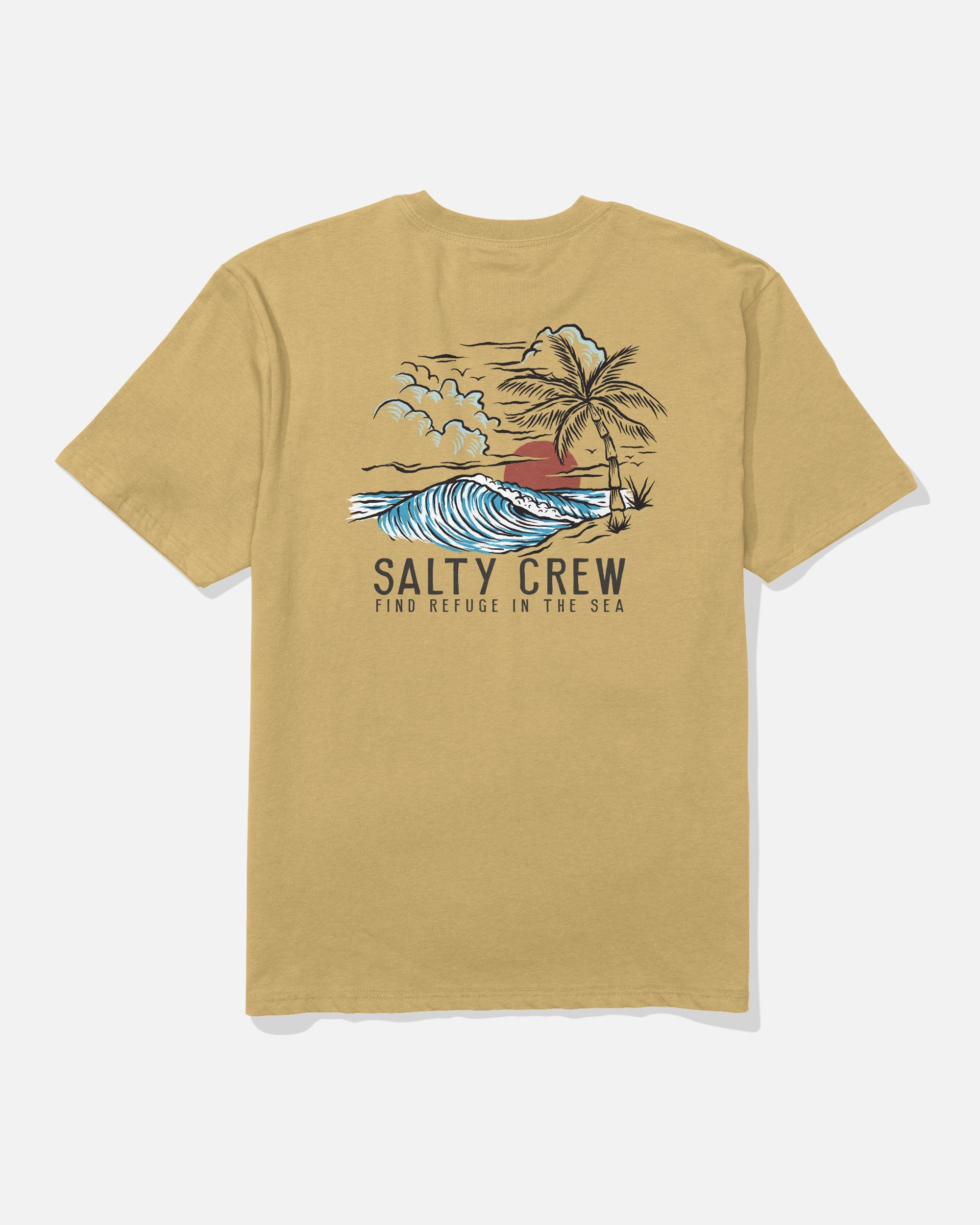 Salty Crew DAY OFF CLASSIC SS TEE - Mineral Yellow