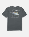 Salty Crew SURFACE CLASSIC SS TEE - Charcoal