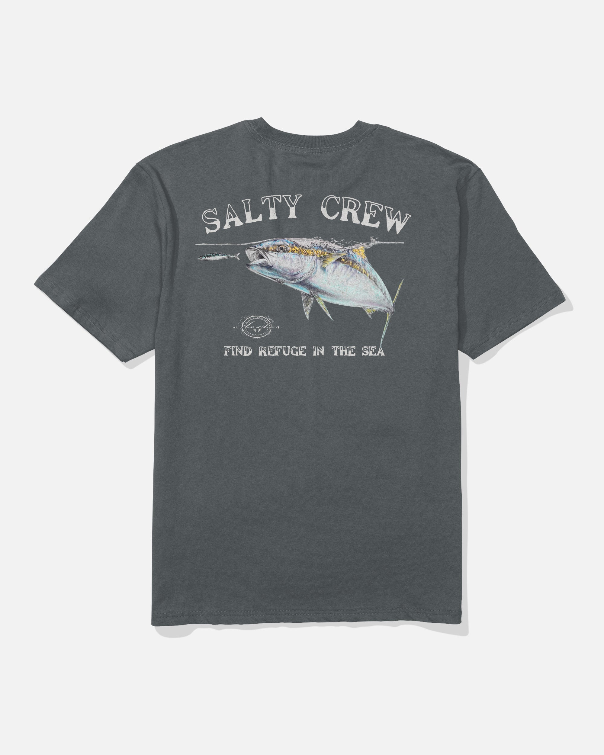 Salty Crew SURFACE CLASSIC SS TEE - Charcoal