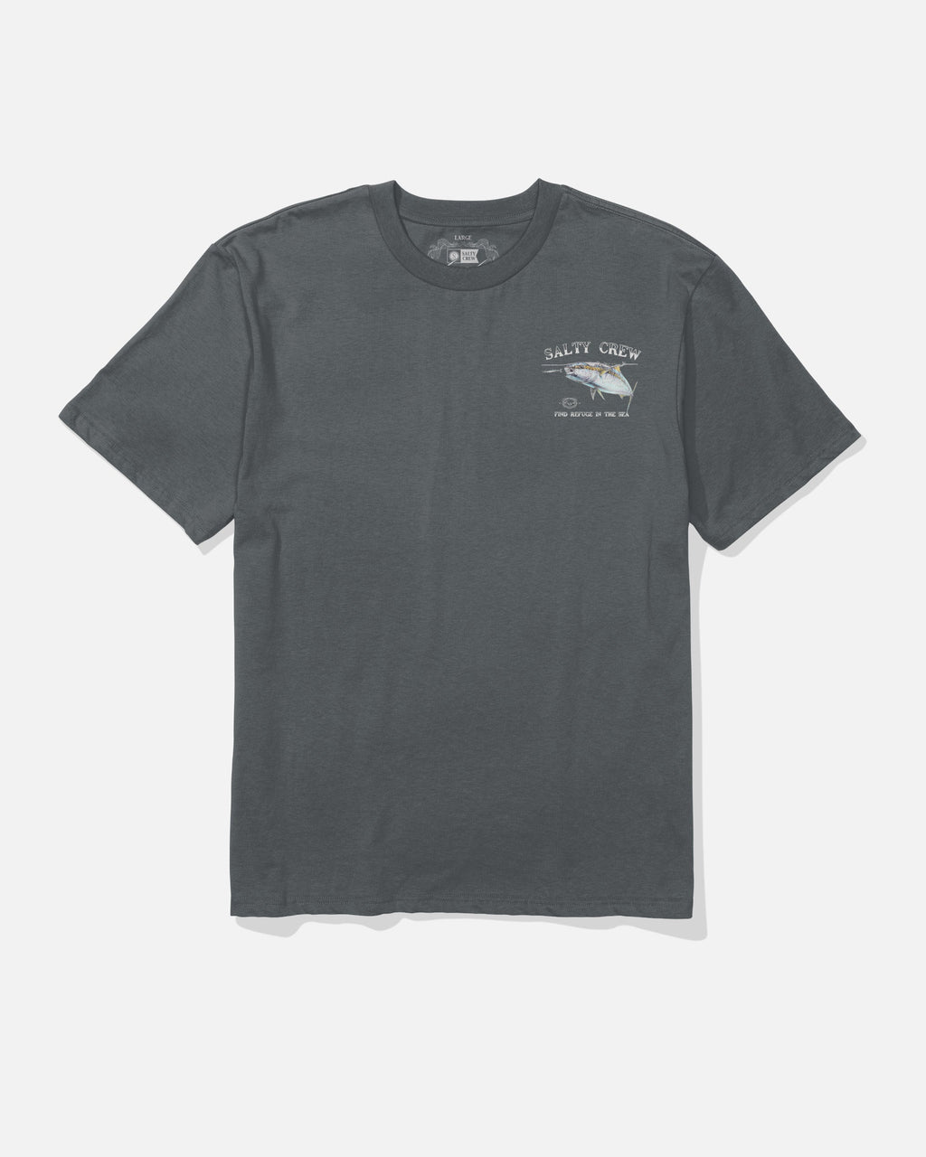 Salty Crew SURFACE CLASSIC SS TEE - Charcoal