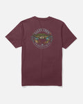 Salty Crew JIMMY SS TEE - Burgundy