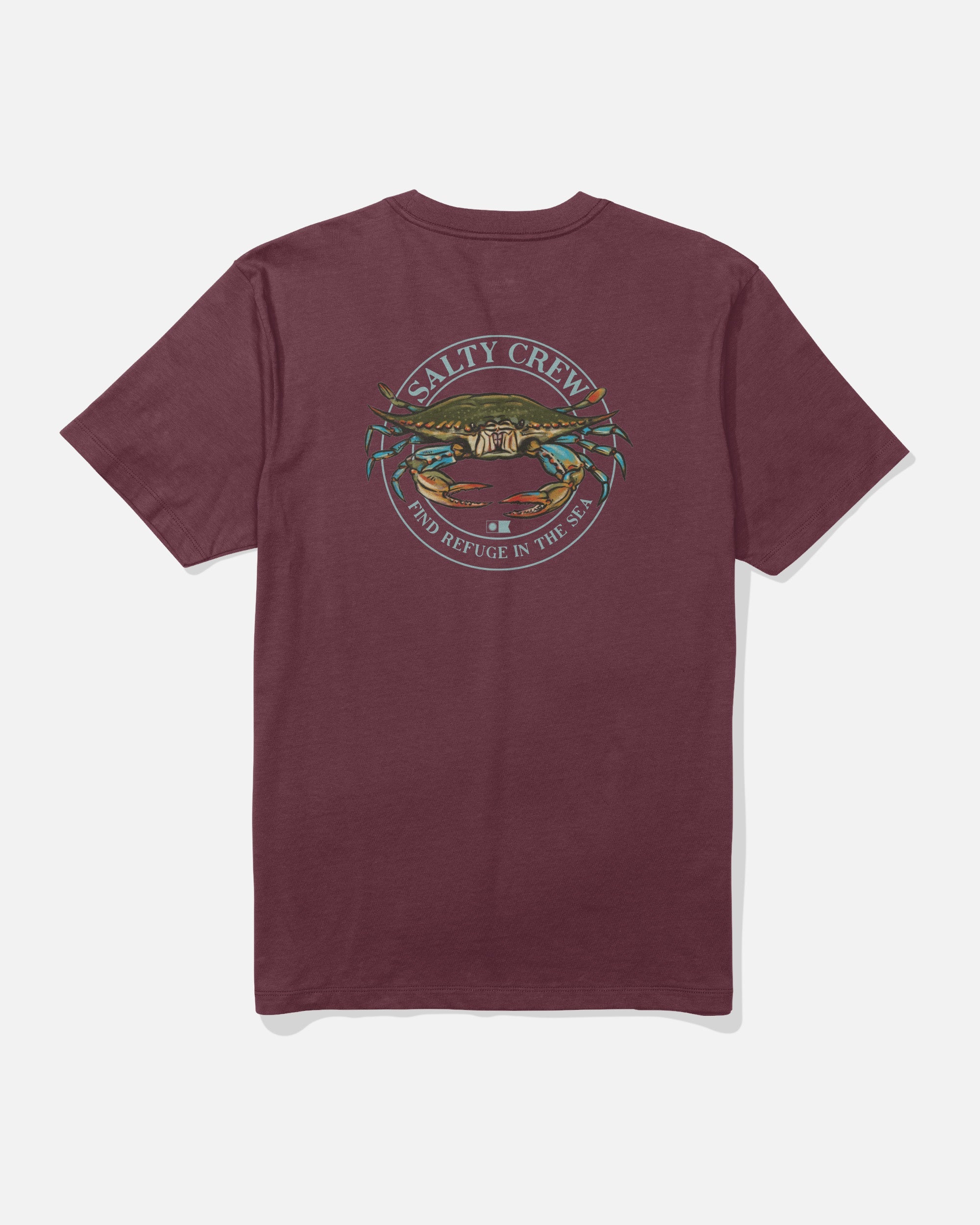 Salty Crew JIMMY SS TEE - Burgundy