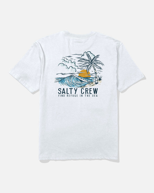 Salty Crew DAY OFF CLASSIC SS TEE - White