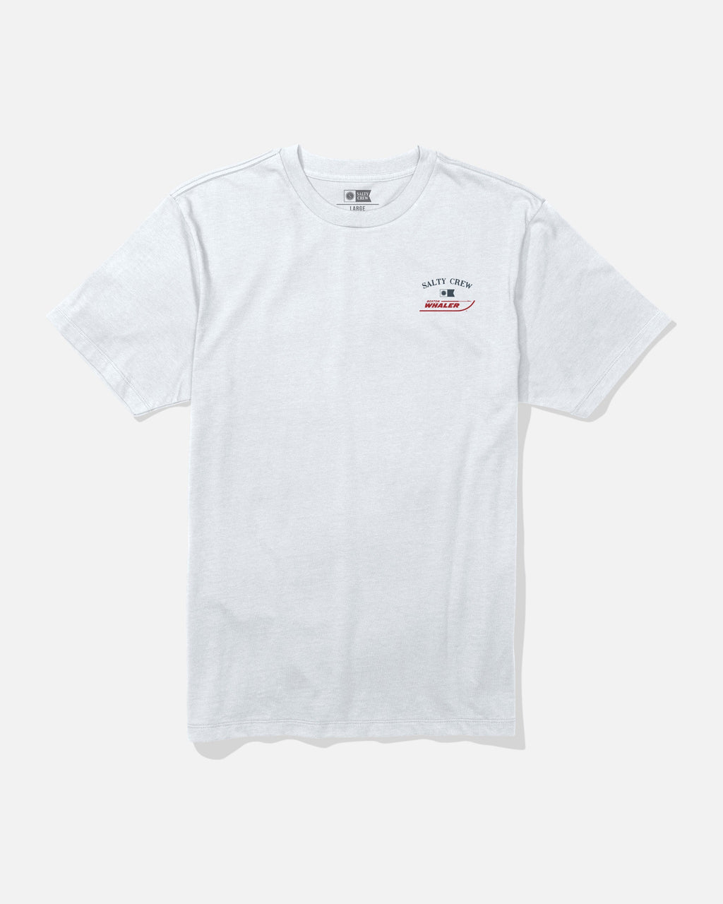 Salty Crew WHALER CHASE SS TEE - White