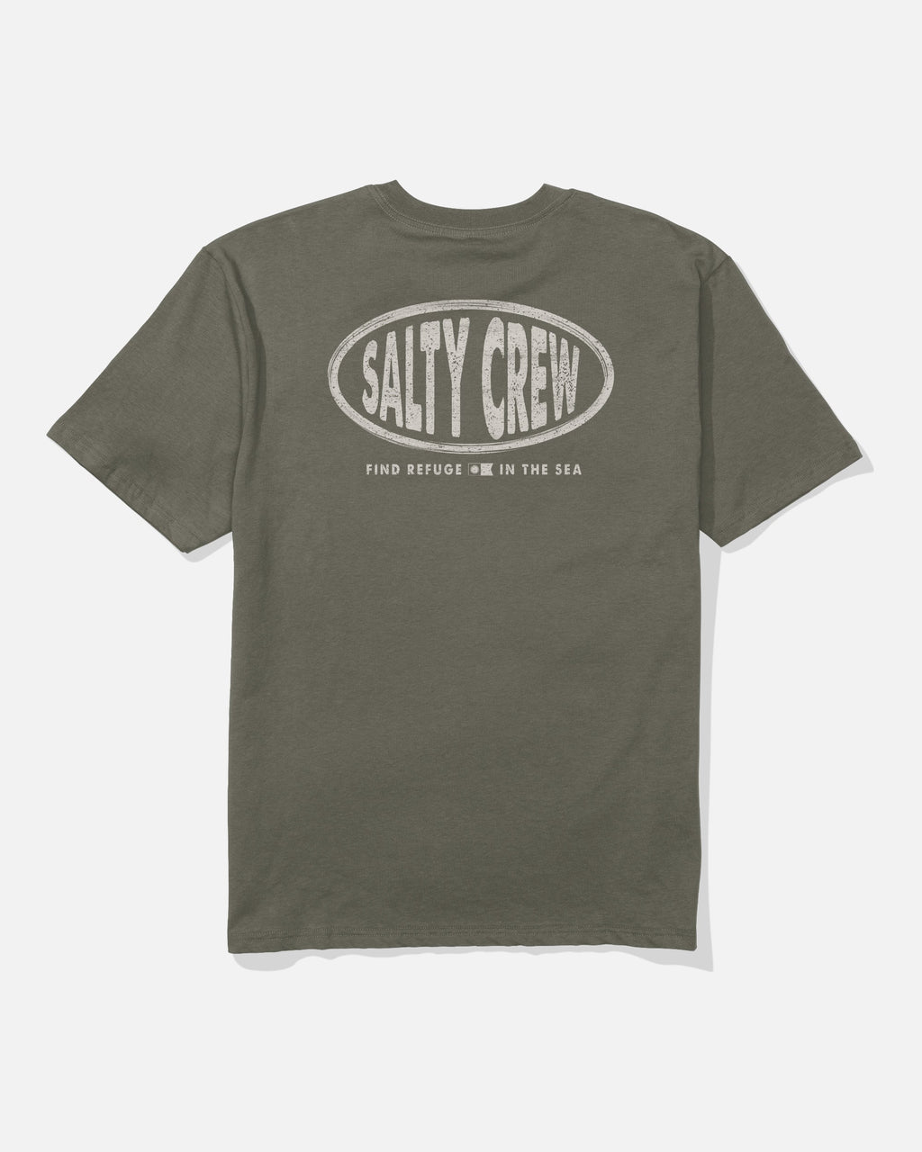 Salty Crew SIGNAGE CLASSIC SS TEE - Dusty Olive