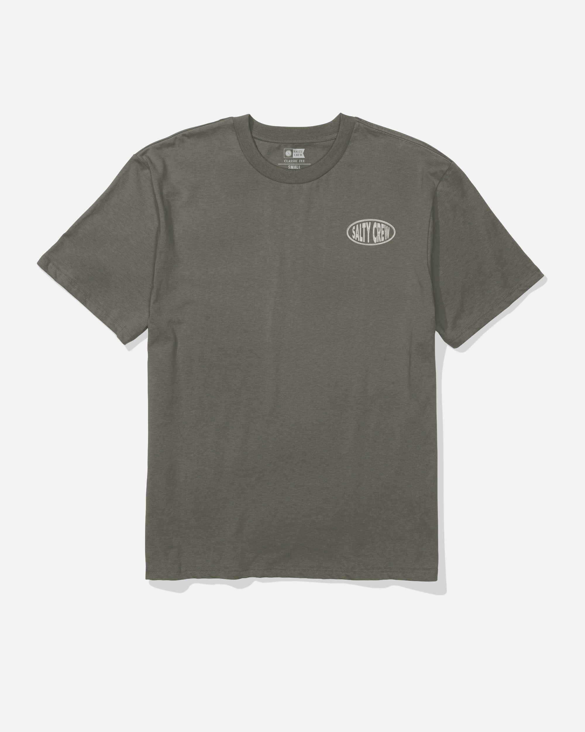 Salty Crew SIGNAGE CLASSIC SS TEE - Dusty Olive