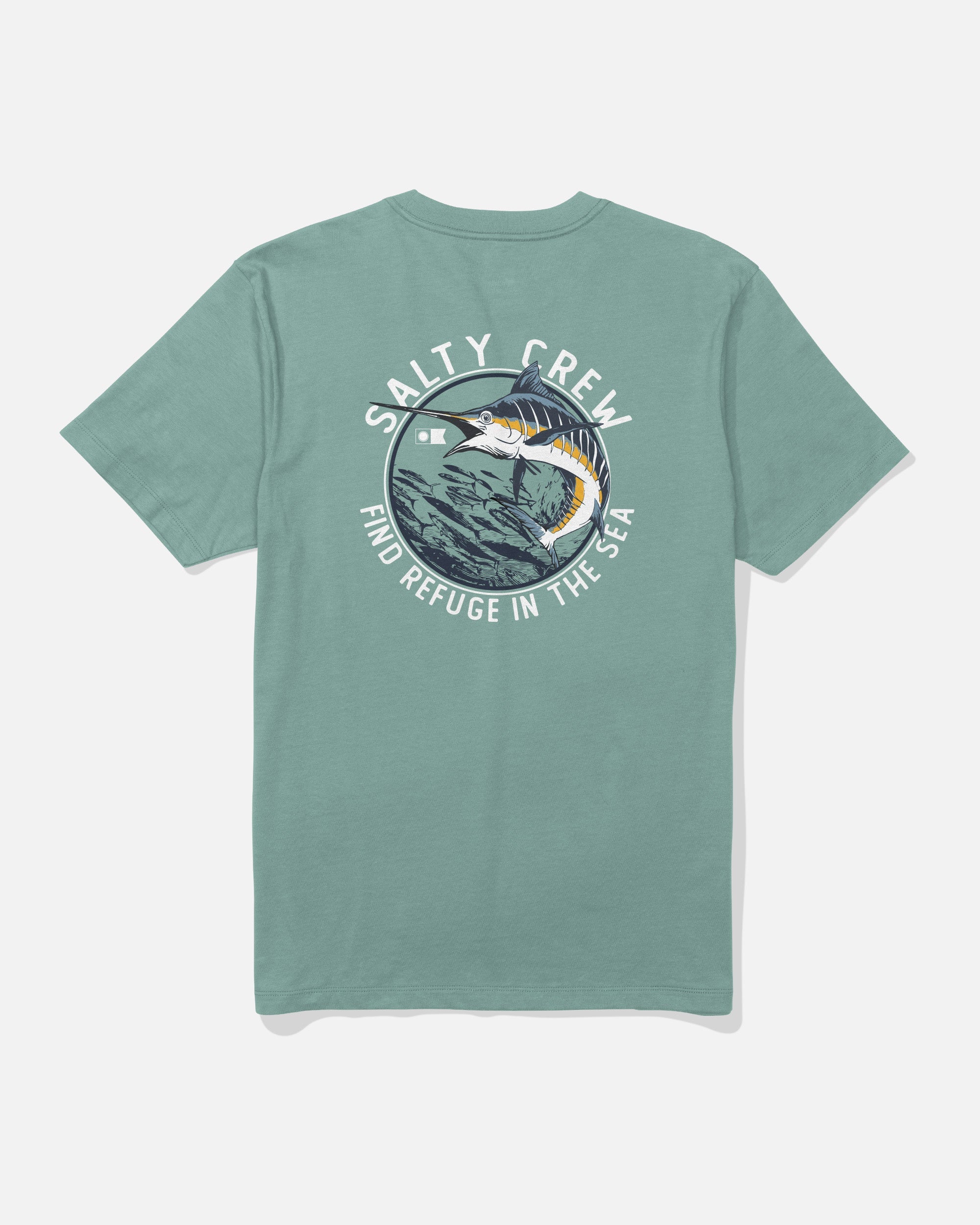 Salty Crew SCHOOLED SS TEE - Mackerel