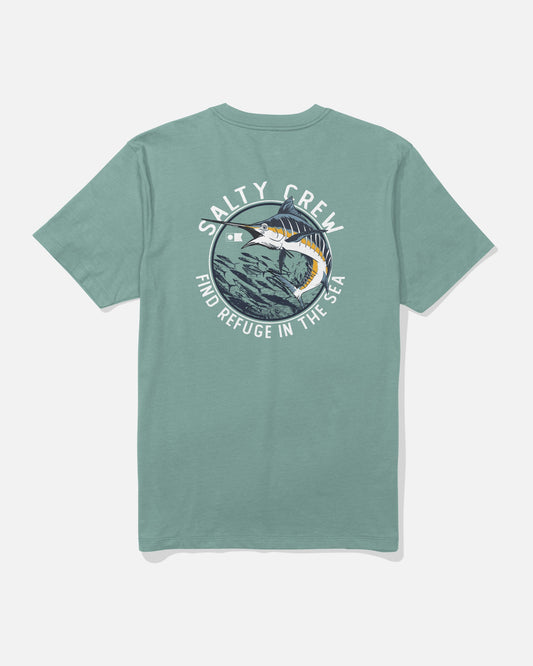 Salty Crew SCHOOLED SS TEE - Mackerel