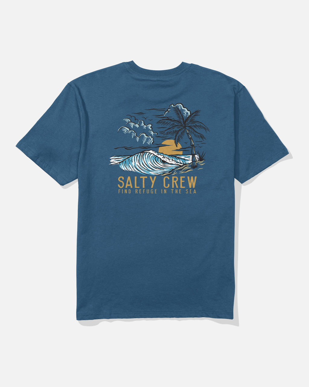 Salty Crew DAY OFF CLASSIC SS TEE - Cast Blue