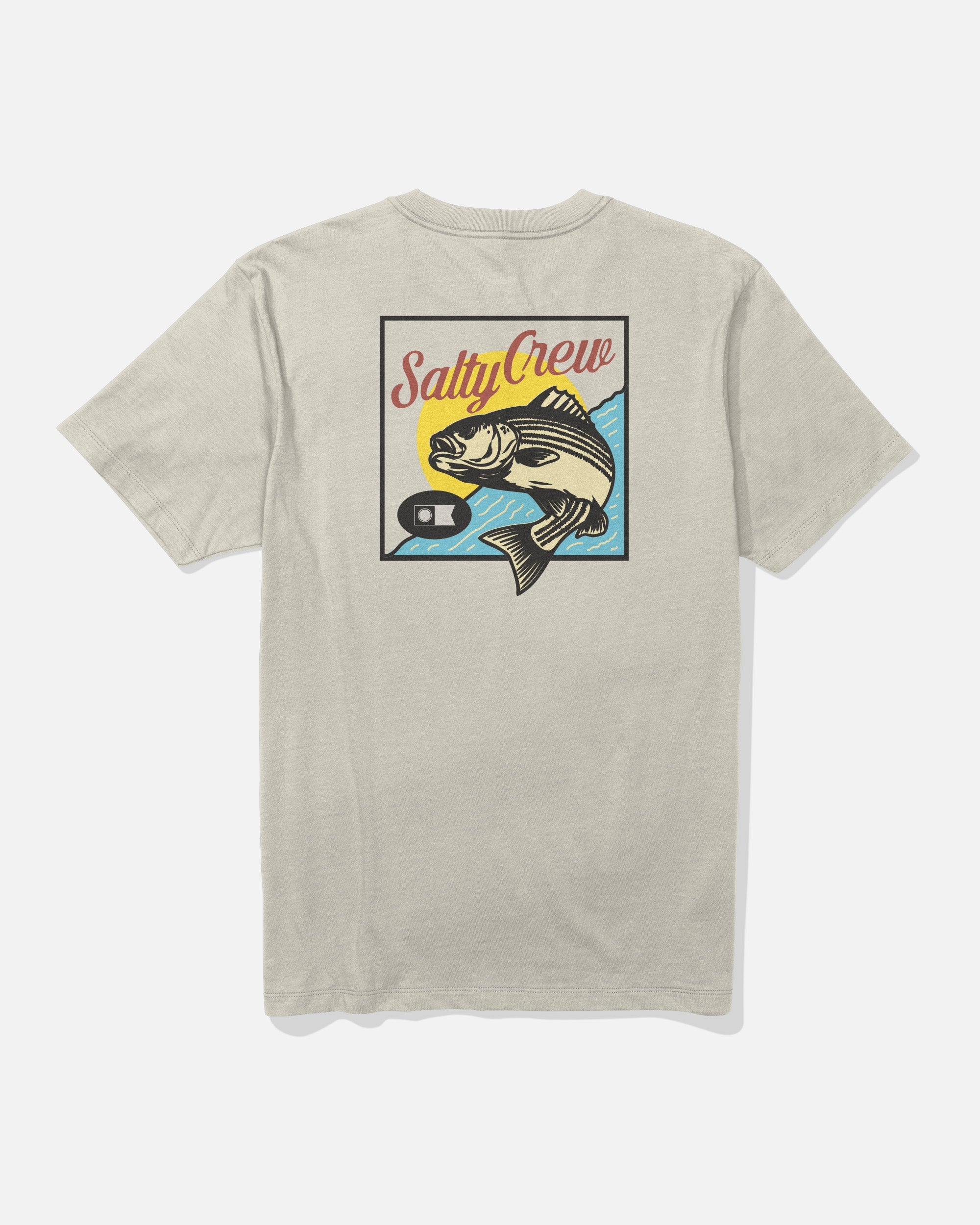 Salty Crew STRIPED SS TEE - Bone