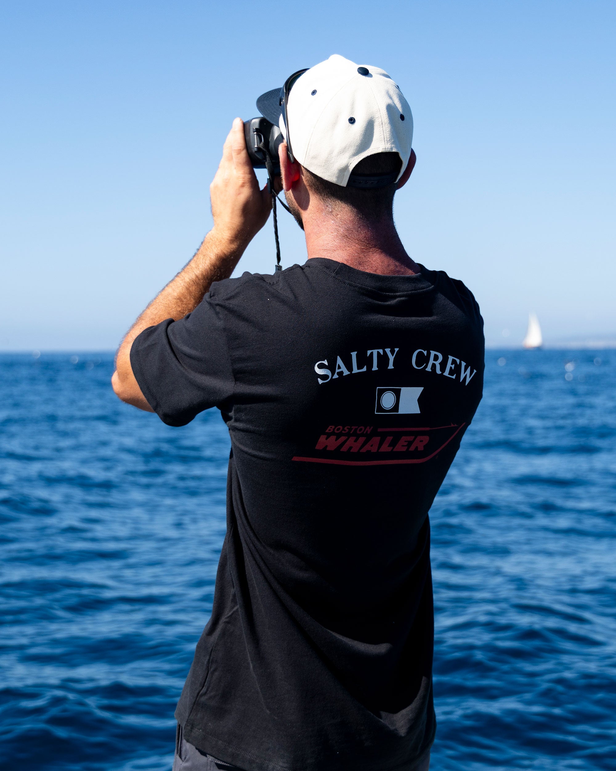 Salty Crew WHALER ICON SS TEE - Black