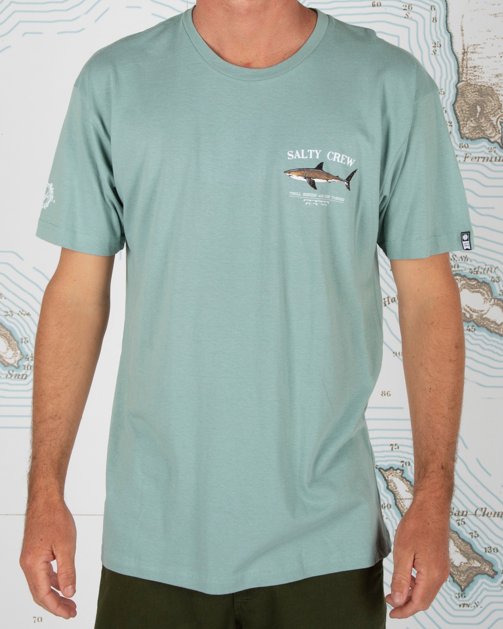 Salty Crew Salty Crew - Bruce Sage Premium S/S Tee